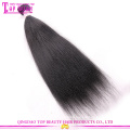 2016 New hot vente produits yaki cheveux raides non transformés indien yaki cheveux